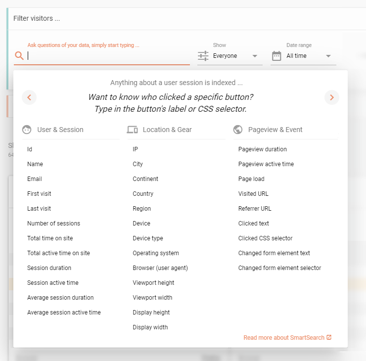 Choose any filters you like